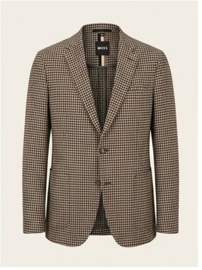BOSS Brown Houndstooth Sport Coat